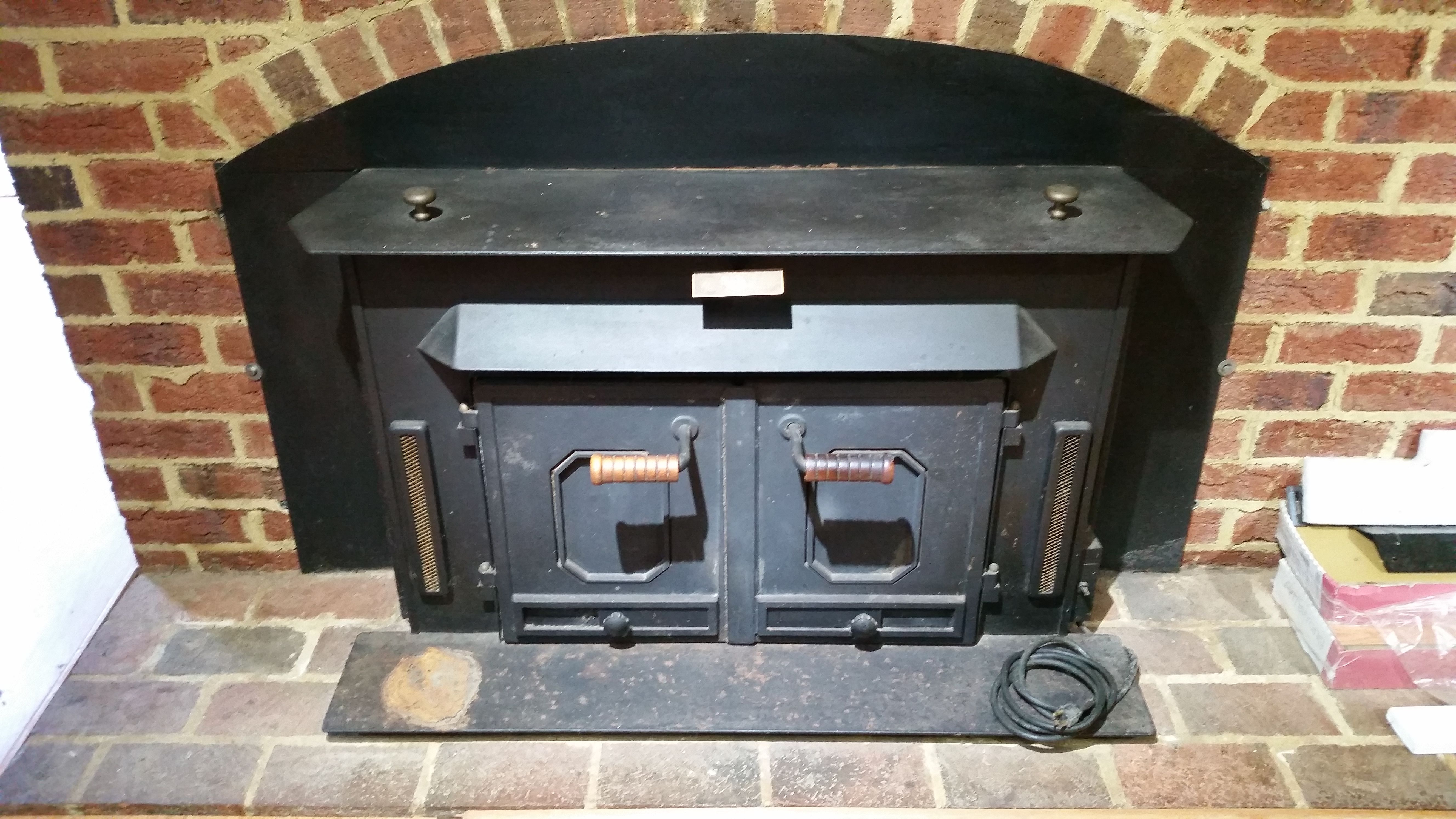 Buck Stove Fireplace Insert w/ blower fan