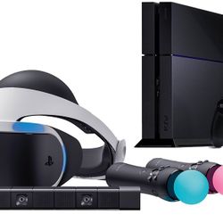 PLAYSTATION 4 WITH VIRTUAL REALITY SET BUNDLE