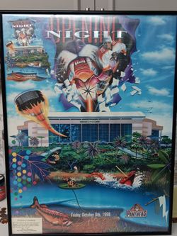 1998 Florida Panthers Opening Night Numbered Lithograph