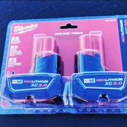 2 Pack M12 Battery's 3.0