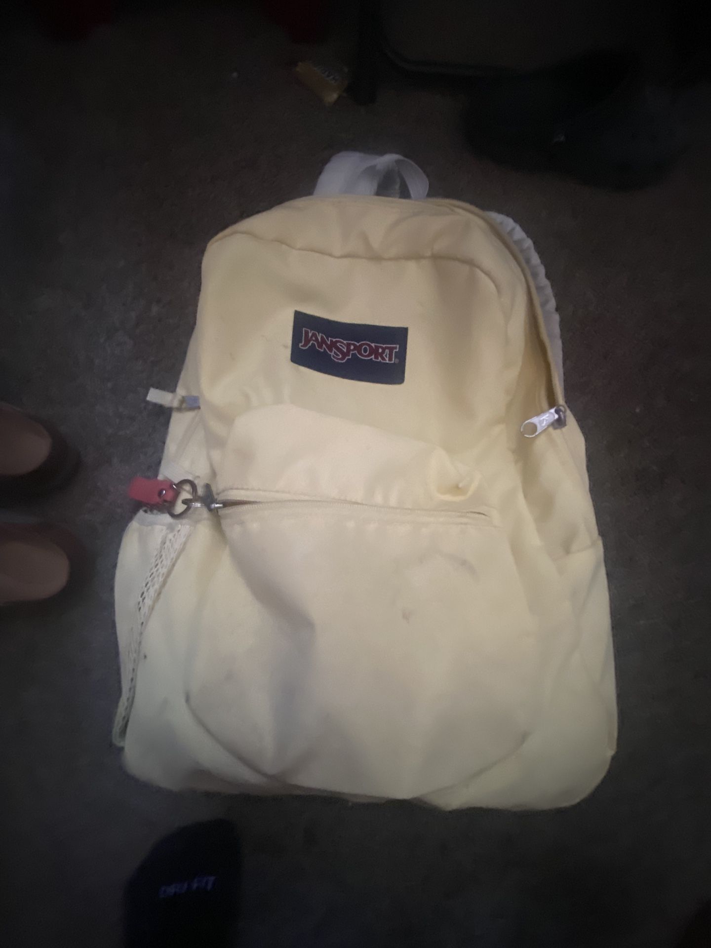 Yellow Jansport Backpack