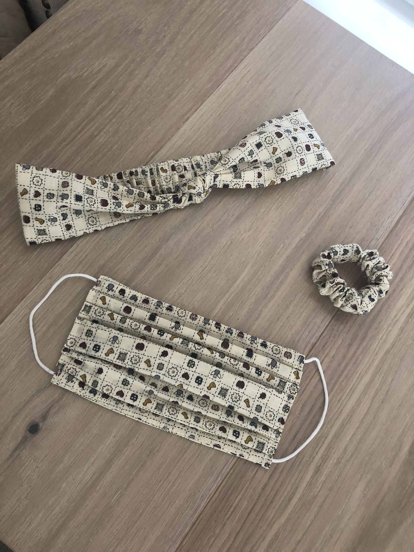 HandMade set for girls 3 pieces 100% cotton