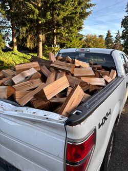 Split Cedar Firewood Full Truck Load