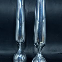 Nambe Dharma Candlestick Holders