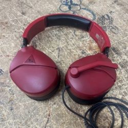 Turtle Beach gaming headset Red