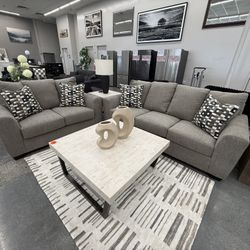 2 PC SOFA AND LOVESEAT 
