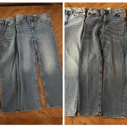 5 Pairs of Normal Wear Boys Oshkosh B’gosh Blue Jeans - All 12R/12A - 4 Straight Fit, 1 Classic Fit