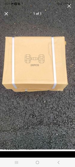 New in Box Rubber Hexagon Dumbbells-15lbs Cash or Zelle