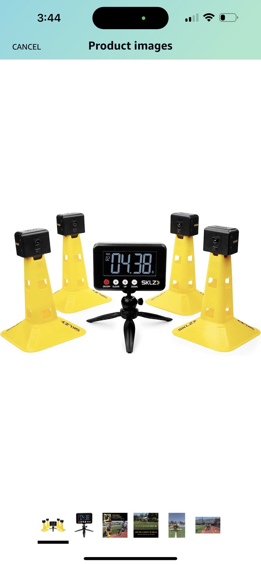SKLZ Speed Gates for Sports and Athletic Speed Training, yellow