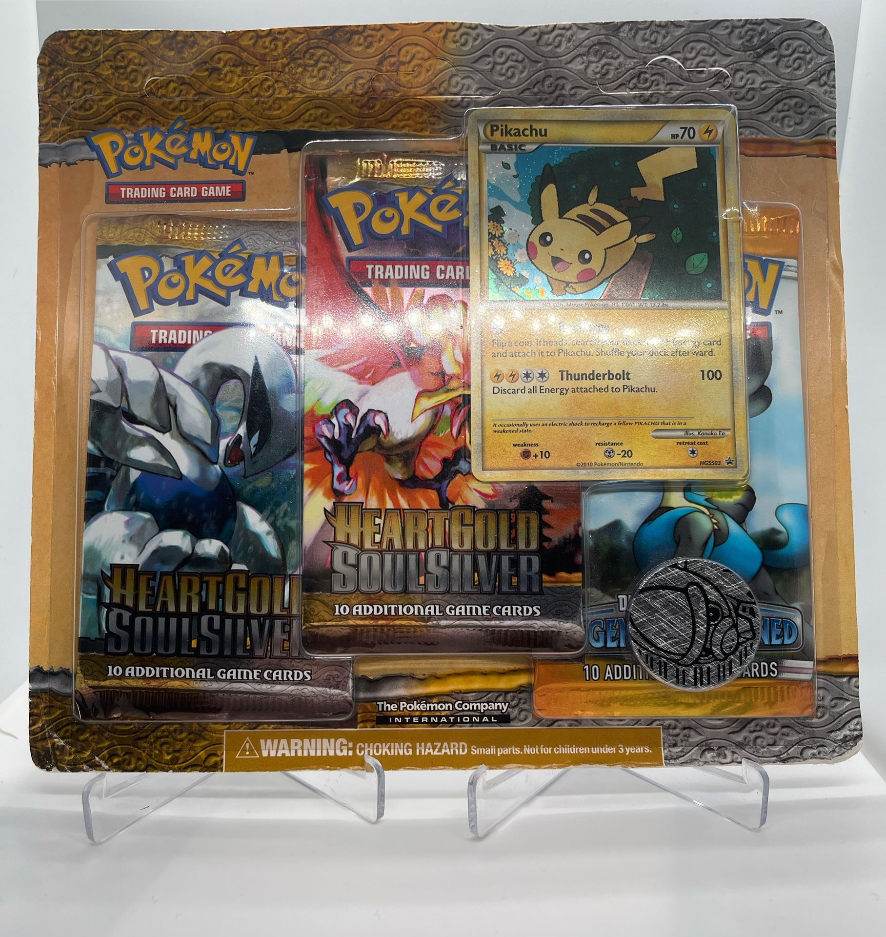 Pokémon Hard To Find Pack Blister Hgss Heart Gold Soul Silver