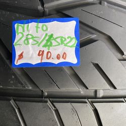 2- tires 285-45-22 Nitto $150 Both Install 