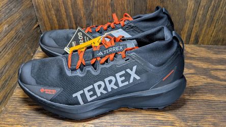 adidas Terrex Agravic GTX Trail Running Shoes in Grey and Blue Mens Size 11 Brand New Without Box 