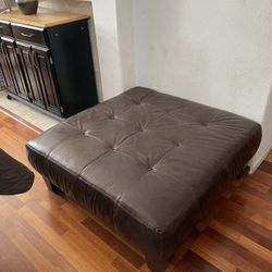 brown ottoman