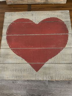 Nice Picture Painted on Wood planks