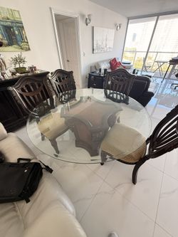 Dining set table
