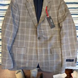 Tommy Hilfiger Wool Suit Jacket Blazer, New, Size 38S