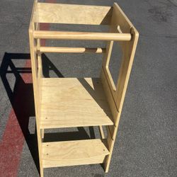 Toddler Standing Tower Kitchen Stool High Chair