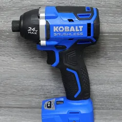 Kobalt 24V Impact Driver Brushless 1/4 Inch KID324B-03- (TOOL ONLY)