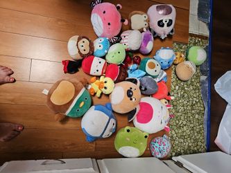 Large Lot of Squishmallows Plush Toys