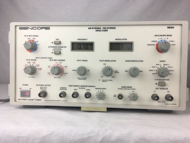 SENCORE SG80 AM/FM Stereo Analyzer