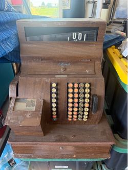 Old cash register