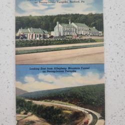 Vintage PA Turnpike Postcard