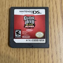 Nintendo DS Guitar Hero On Tour Decades
