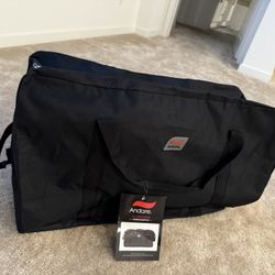 Black Andare Clebourne Cargo Duffel Bag - Durable Travel/Storage Tote 