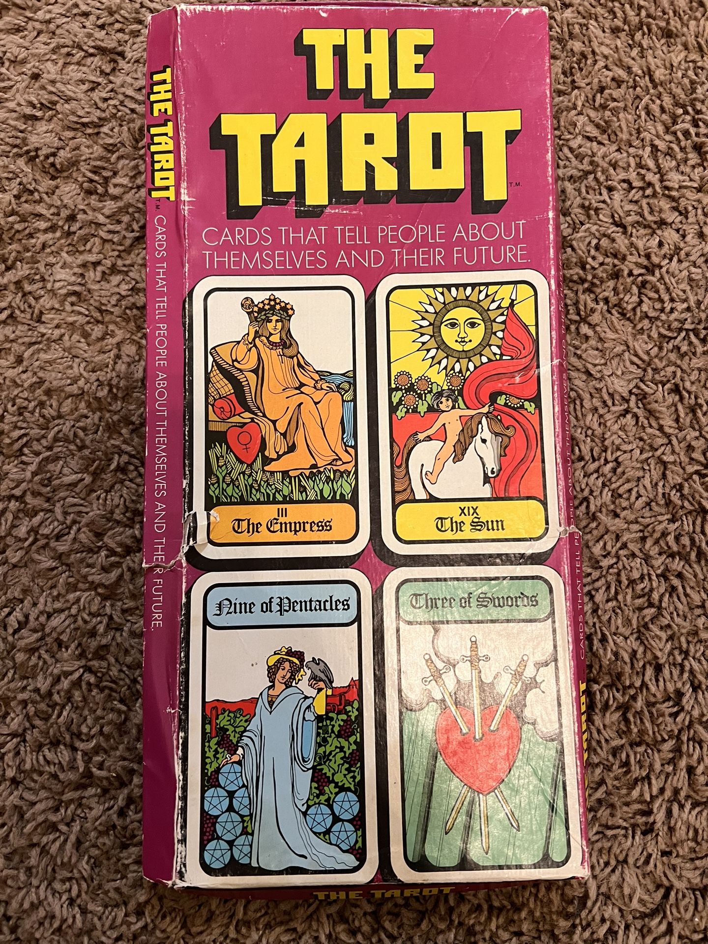 The Tarot Hoi Polloi Box Set Reiss Games Complete Vintage 1973 Cards EUC