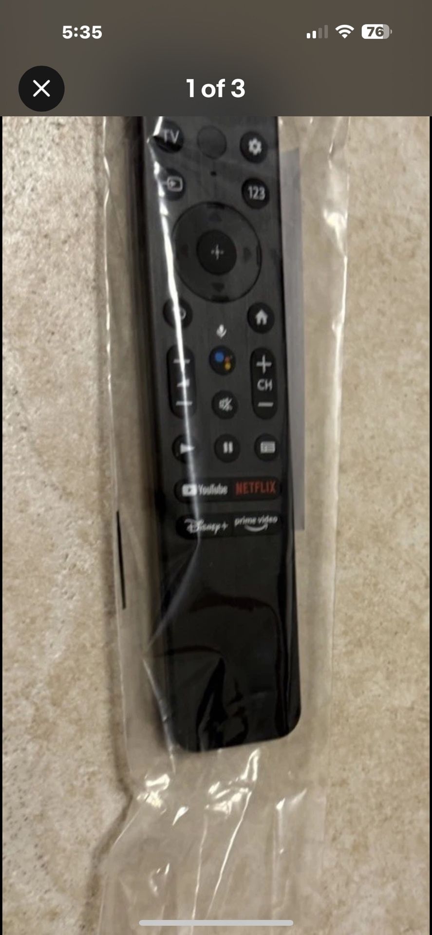New RMF-TX800U Voice TV Remote Control for SONY 4K Smart TVs