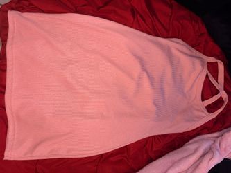 Pink mini dress