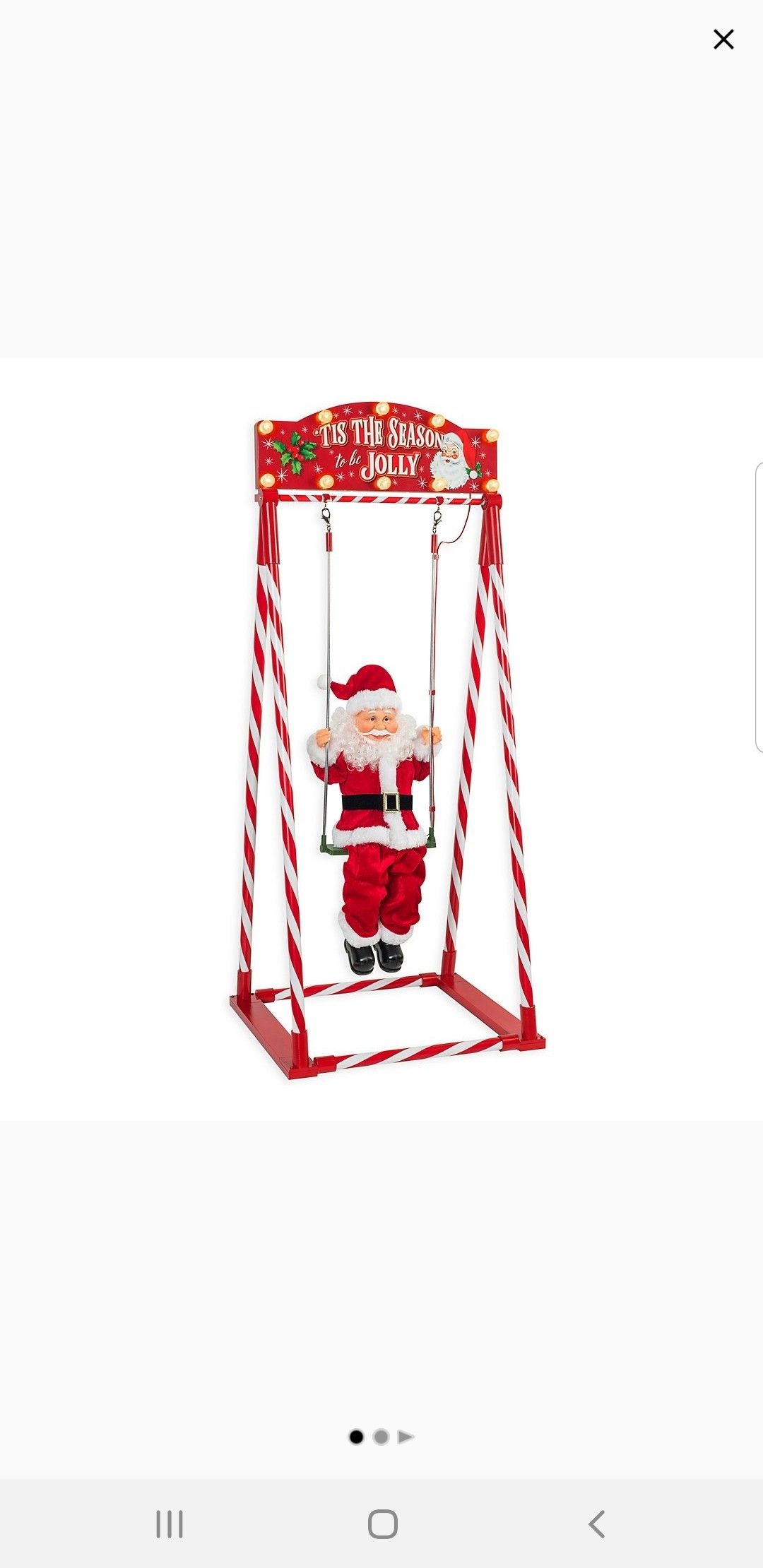 (BRAND NEW NEVER BEEN OPENED) SWINGING MR. SANTA SINGS 15 CAROLS,All Products : American Fashion Style Bags On Sale
