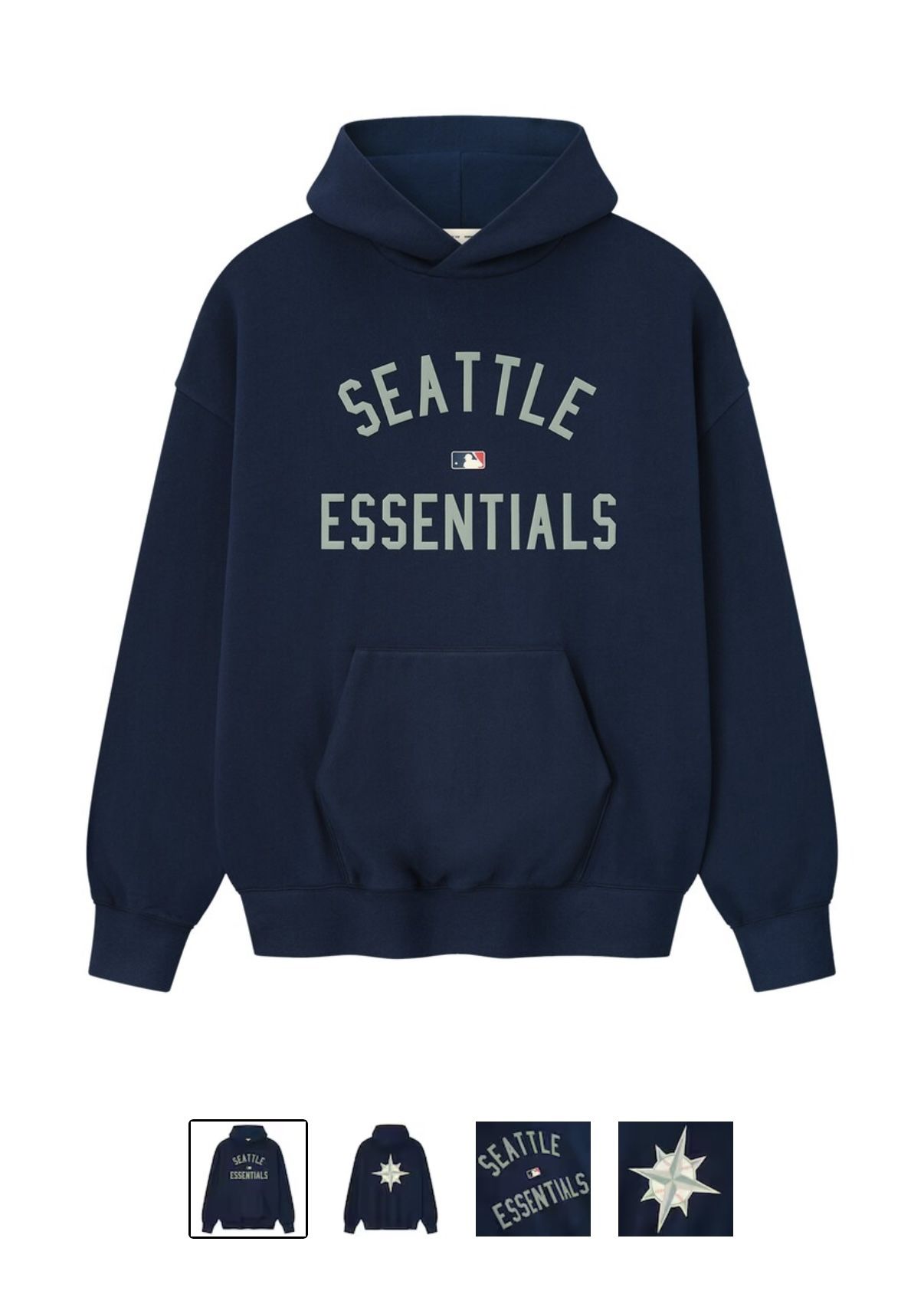 Seattle Mariners Fear Of God hoodie LARGE NWT NEW FOG SOLD OUT