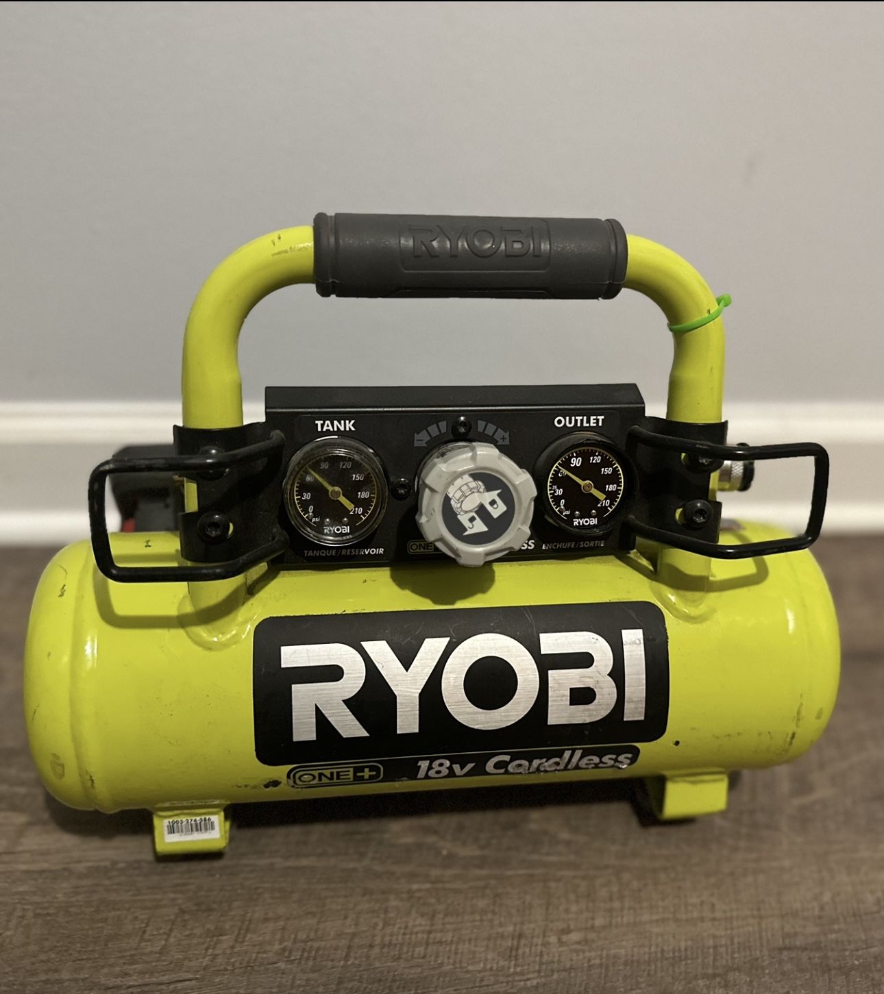 Ryobi 18V Air Compressor,Just The Tool
