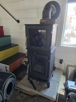 Tiny Wood Stove Company Cast Iron Stove+Oven