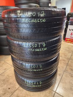 215 50R 17 USED TIRES MICHELIN ENERGY 2155017 USED TIRES (SET) MOUNT BALANCE INCLUDED