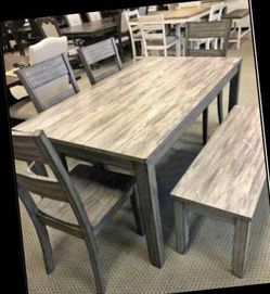 New 6pc. Dining Table Set