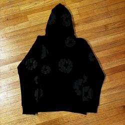 Denim Tear Hoodie Black
