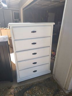 All wood dresser