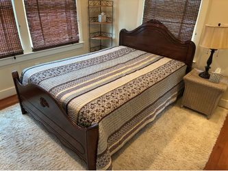 Antique bed frame