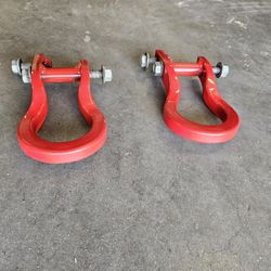 2019 and up Front tow hooks.