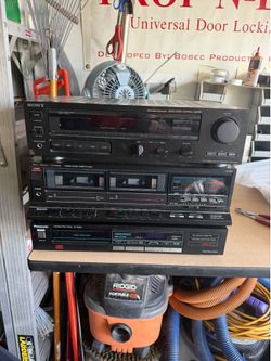Receiver, Cassette and CD player