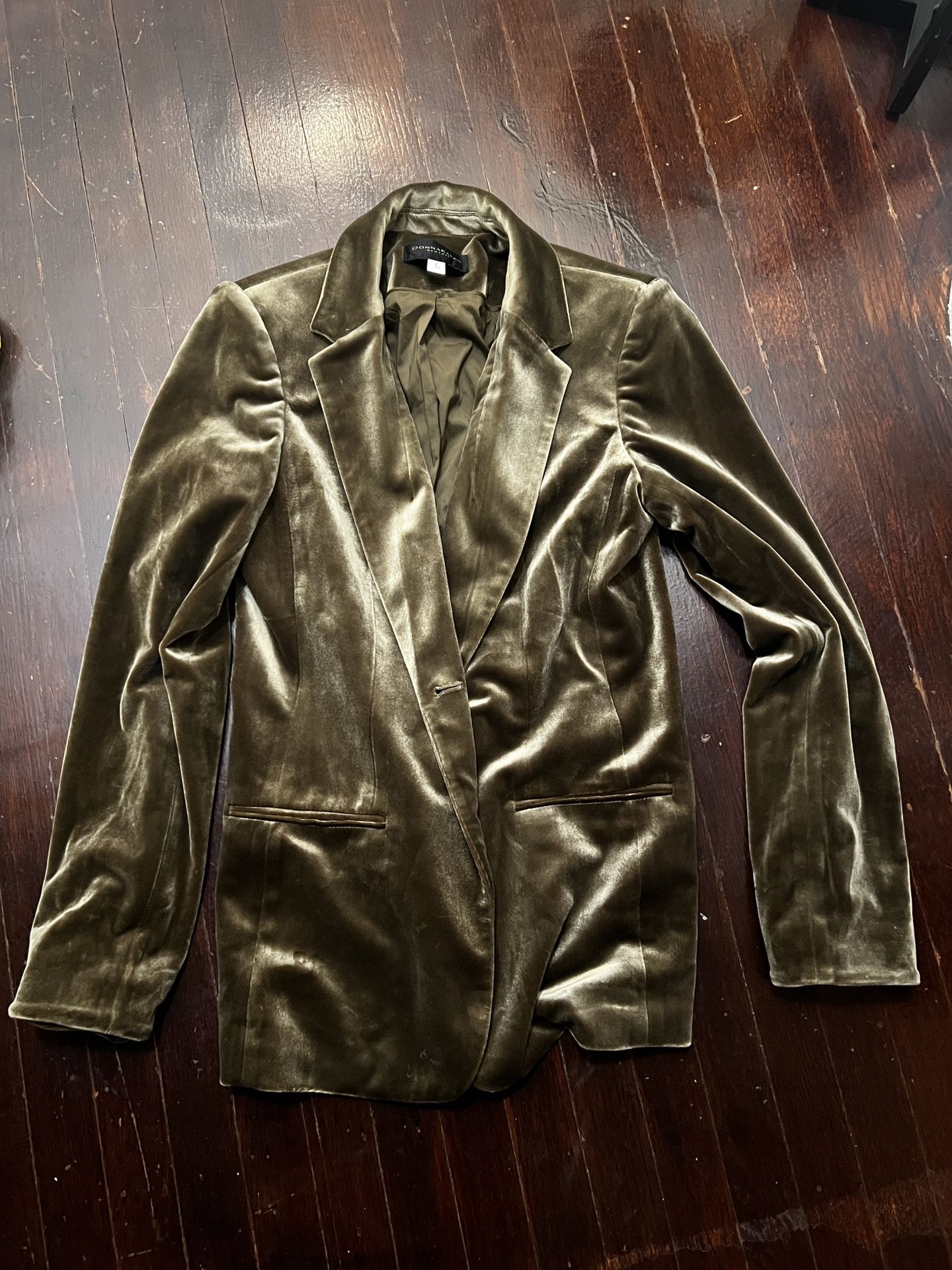 Donna Karan velvet blazer