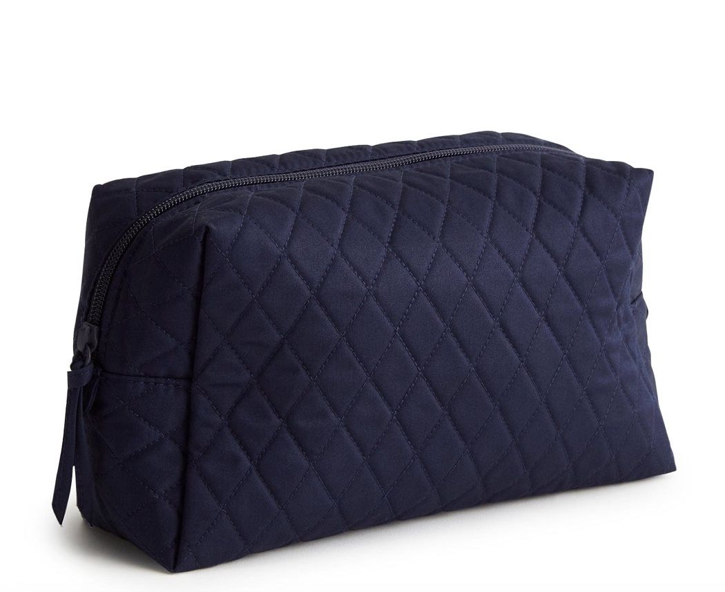Vera Bradley Large Cosmetic bag Classic Navy teenager gifts college holiday