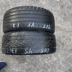 2 used tire 215 45 17 🛞 DIFFERENT BRANDS