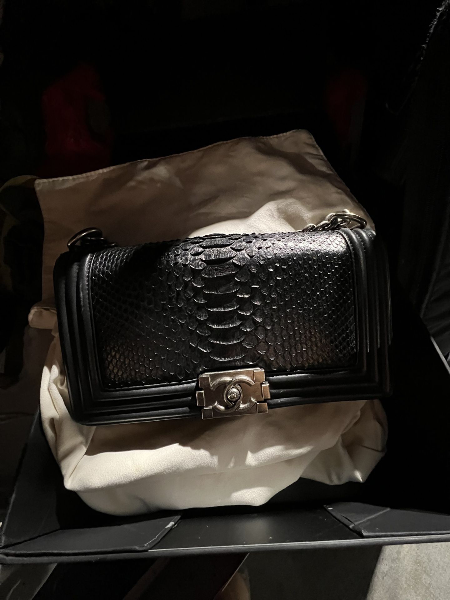 Chanel Python Medium Bag 
