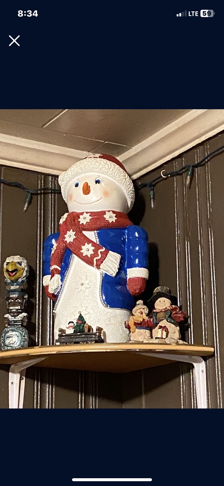 Lighted Snowman