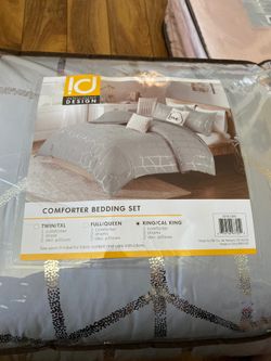 King/cal king comforter 5 pcs set