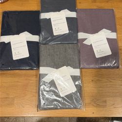 New—4 STANDARD DOUBLE Pottery Barn Shams