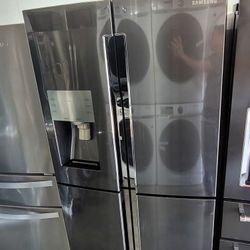 Black Stainless Steel Samsung Flex 4 Door French Door Refrigerator 